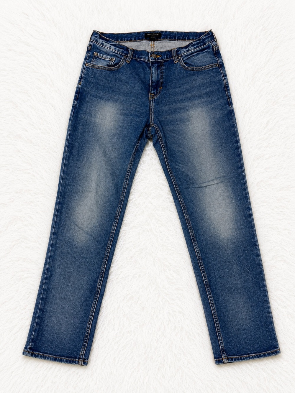Banana Republic Athletic Jeans Mens 34x32 Blue Straight Denim